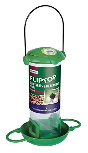 Gardman A04298 Futterstation für Talg-Leckerlis und Mehlwürmer, Natur, 20 x 10 x 17 cm von Gardman