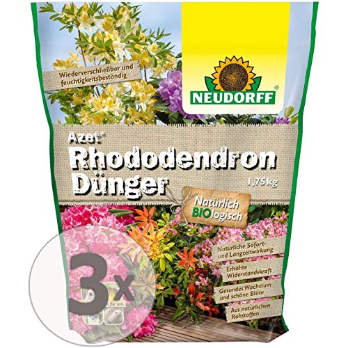 Gardopia Sparpaket: Neudorff Azet Rhododendron Dünger 3 x 1,75Kg von Gardopia