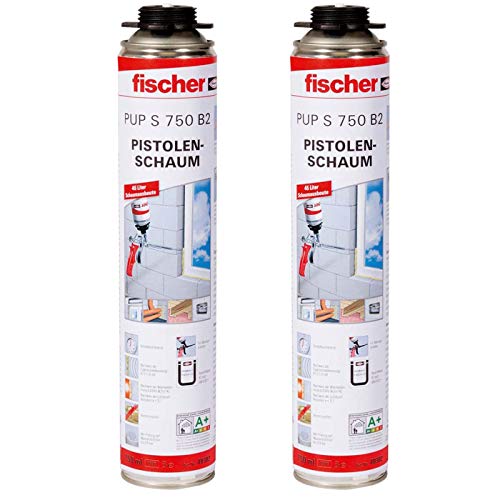 Gardopia Sparpakete: Fischer Pistolenschaum 1K PUP S 750 B2 (2 x 750 ml) von Gardopia