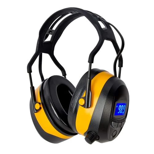 Gardtech Gehörschutz, Kapselgehörschutz mit Radio/Bluetooth/FM, Sicherheits-Ohrenschützer mit NRR 29dB, Lärmschutzkopfhörer für Männer und Frauen, Schutzkopfhörer zum Schießen und Mähen von Gardtech