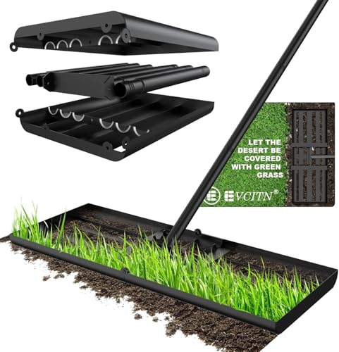 Gardtech Rasenrakel Edelstahl 220cm Garten Rasen Nivellierungsrechen Rasen Sanden Harke Edelstahlgriff für Garten und Golfplatz von Gardtech