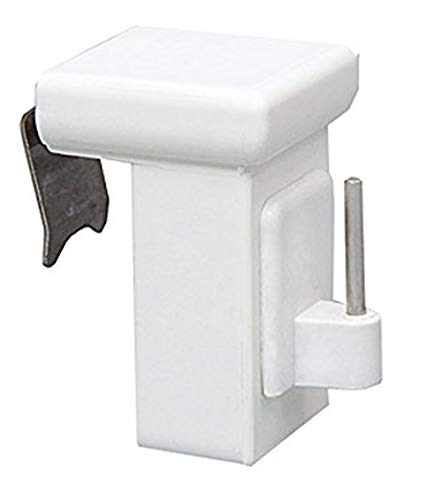 Garduna Dekohaken Fensterhaken Fensterclip verstellbar variabel / 10 Stück/weiss/für alle Fensterflügel von 10-27mm von Garduna