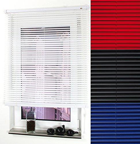 Garduna PVC Jalousie # Weiss 120 x 160cm # - viele Farben & Größen. von Garduna
