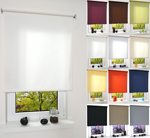 Garduna Pull Tageslicht-Rollo # Weiss 92cm # viele Farben & Größen - Sichtschutz - lichtdurchlässig - Mittelzugrollo Springrollo Schnapprollo Garduna Pull Tageslicht-Rollo # Weiss 92cm # viele Farben & Größen - Sichtschutz - lichtdurchlässig - Mittelzugrollo Springrollo Schnapprollo von Garduna
