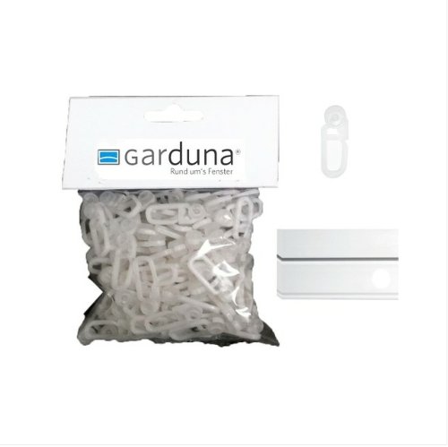 Garduna Rollringe, Innenlaufrollen, Gardinenröllchen, Weiss (500) von Garduna