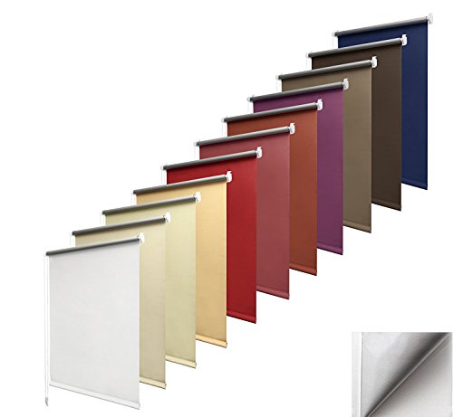 Garduna Thermo-Rollo Verdunkelung + Klemmfix ohne Bohren + 60 x 150 cm Blau + weitere Farben und Größen von Garduna