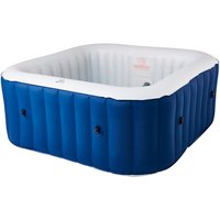 Gardwell Whirlpool, BxHxL: 158 x 68 x 158 cm, blau, 4 Sitzplätze von Gardwell