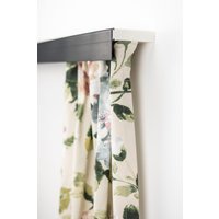 GARESA Gardinenschiene "Kunststoffschiene mit Blende" 1 läufig-läufig Wunschmaßlänge Deckenmontage, verlängerbar, einfache Montage, schlicht von Garesa