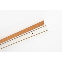 GARESA Gardinenschiene "Kunststoffschiene mit Blende", 2 läufig-läufig, Wunschmaßlänge, Deckenmontage, verlängerbar, einfache Montage, schlicht von Garesa