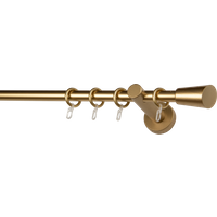 GARESA Gardinenstange "CLASSICO MOLIS", 1 läufig-läufig, Wunschmaßlänge, Vorhanggarnitur, verlängerbar, Wandmontage, Keil, mit Ringe und Haken GARESA Gardinenstange "CLASSICO MOLIS", 1 läufig-läufig, Wunschmaßlänge, Vorhanggarnitur, verlängerbar, Wandmontage, Keil, mit Ringe und Haken von Garesa