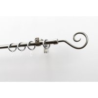 GARESA Gardinenstange "Clara" Ø 16 mm 1 läufig-läufig Wunschmaßlänge Vorhanggarnitur, mit Ringe und Haken, verlängerbar von Garesa