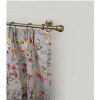 GARESA Gardinenstange "ESPERANCA" Ø 16 mm 1 läufig-läufig Wunschmaßlänge;Träger;Endstücke;Befestigungsmaterial;Montageanleitung;Verbindungsstück;Ringe;Ringhaken rustikale Vorhanggarnitur, verlängerbar, Eisen, Endk. Kugel, m. Ringe von Garesa