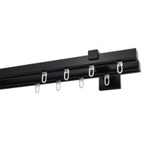 GARESA Gardinenstange "Nora" 2 läufig-läufig Wunschmaßlänge Vorhanggarnitur, einfache Montage an die Wand, verlängerbar, Kappe GARESA Gardinenstange "Nora" 2 läufig-läufig Wunschmaßlänge Vorhanggarnitur, einfache Montage an die Wand, verlängerbar, Kappe von Garesa