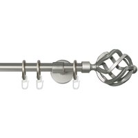 GARESA Gardinenstange "RUSTIKA", 1 läufig-läufig, Wunschmaßlänge, rustikale Vorhanggarnitur, verlängerbar, m. Ringe, Endknopf Korb GARESA Gardinenstange "RUSTIKA", 1 läufig-läufig, Wunschmaßlänge, rustikale Vorhanggarnitur, verlängerbar, m. Ringe, Endknopf Korb von Garesa