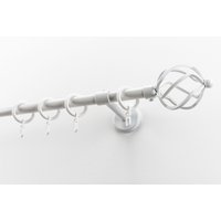 GARESA Gardinenstange "RUSTIKA", 1 läufig-läufig, Wunschmaßlänge, rustikale Vorhanggarnitur, verlängerbar, m. Ringe, Endknopf Korb GARESA Gardinenstange "RUSTIKA", 1 läufig-läufig, Wunschmaßlänge, rustikale Vorhanggarnitur, verlängerbar, m. Ringe, Endknopf Korb von Garesa