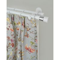 GARESA Gardinenstange "WHITE" Ø 20 mm 2 läufig-läufig Wunschmaßlänge;Dübel;Endstücke;Gardinenstange;Montageanleitung;Ringe;Schrauben Vorhanggarnitur, verlängerbar, Wandmontage, Endknopf 2-farbig GARESA Gardinenstange "WHITE" Ø 20 mm 2 läufig-läufig Wunschmaßlänge;Dübel;Endstücke;Gardinenstange;Montageanleitung;Ringe;Schrauben Vorhanggarnitur, verlängerbar, Wandmontage, Endknopf 2-farbig von Garesa