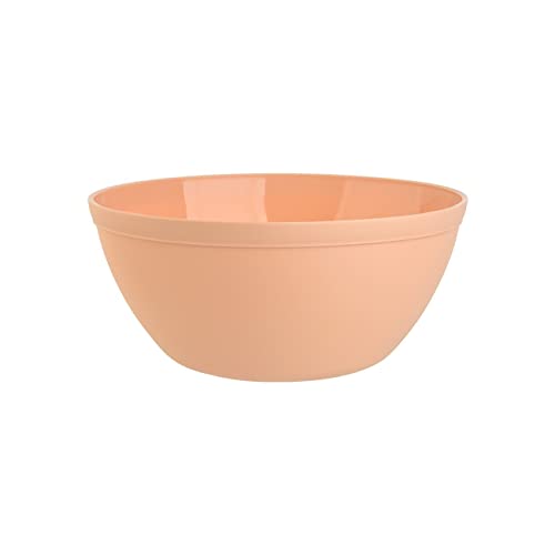 Gariella 1x Schale Müslischale Dessertschale Salatschale Suppenschale Reisschale Bowl in Farbe apricot aus Kunststoff BPA-frei groß 900 ml von Gariella