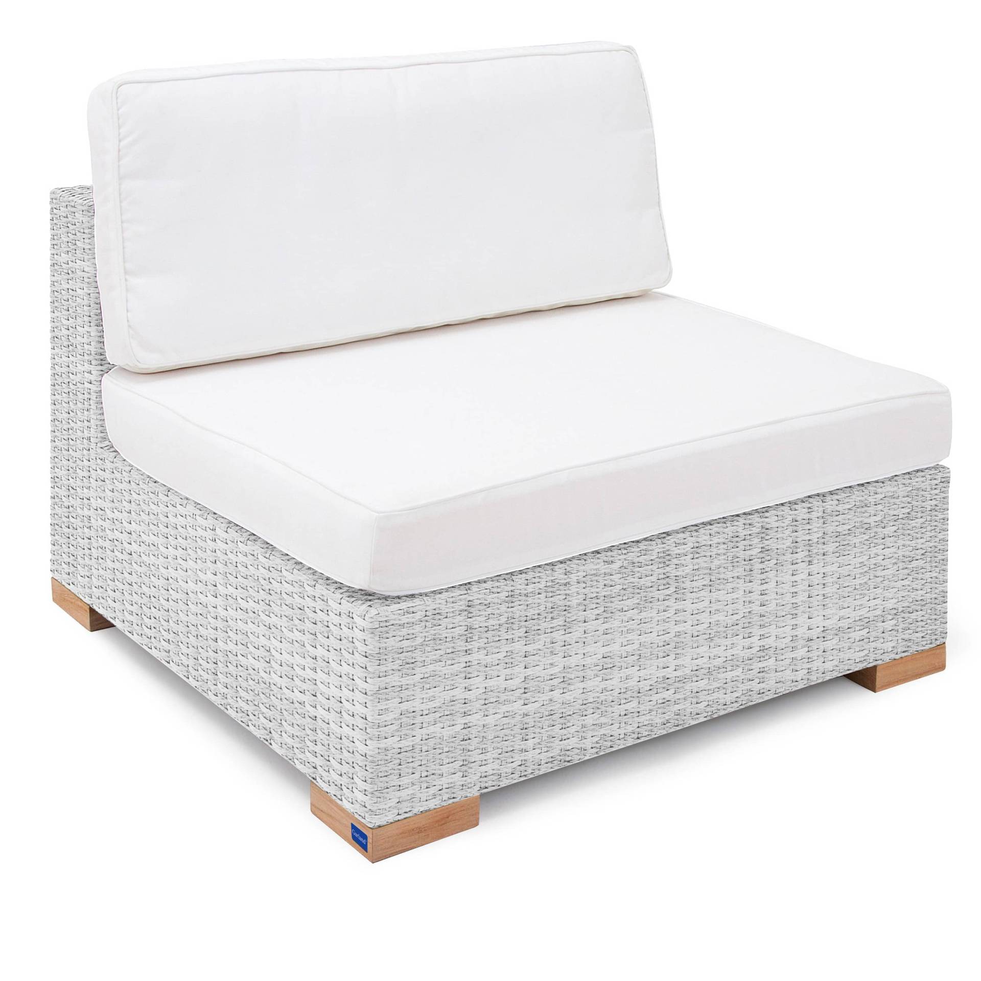 Polyrattan Mittel-Modul Havanna Weiß/Grau von Garland®