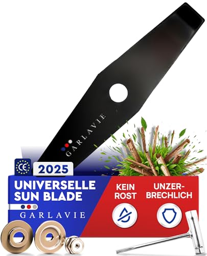 GARLAVIE 3-Blatt Freischneider Messer – Robustes Mulchmesser für Motorsense & Rasentrimmer – Starkes Freischneider Zubehör für dichtes Gras & Gestrüpp GARLAVIE 3-Blatt Freischneider Messer – Robustes Mulchmesser für Motorsense & Rasentrimmer – Starkes Freischneider Zubehör für dichtes Gras & Gestrüpp von Garlavie