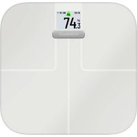 Garmin Index S2 Smart-Waage Digitale Personenwaage Wägebereich (max.)=150kg Weiß Wetteranzeige von Garmin