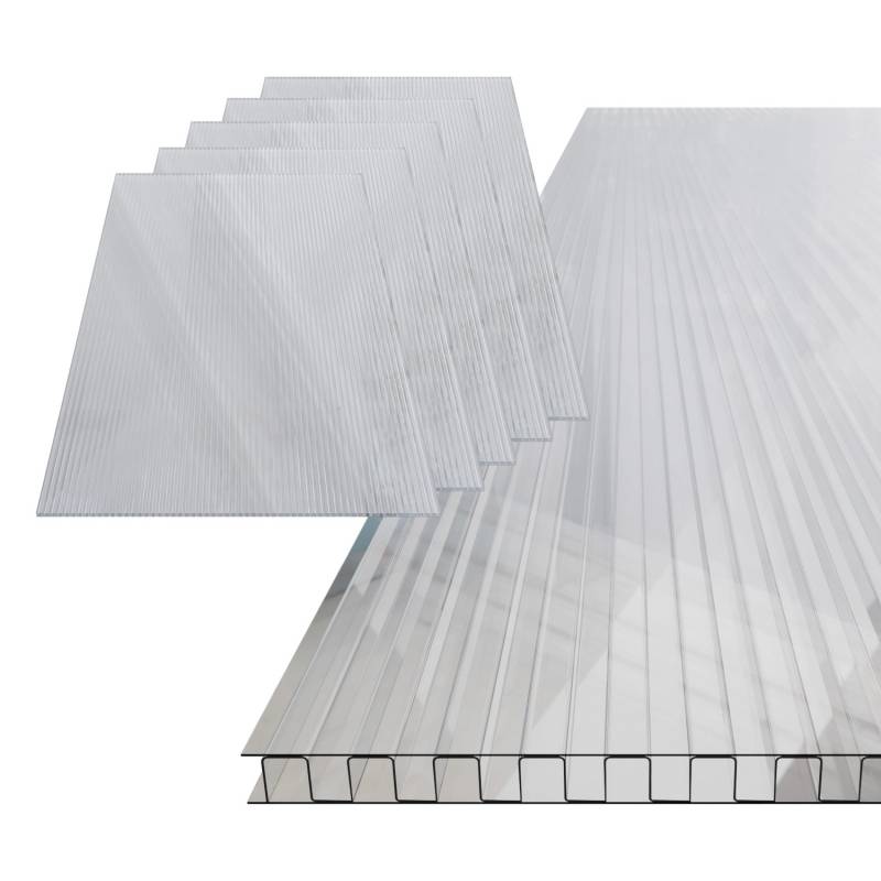 GARMIO® 14x Hohlkammerstegplatten ACRI 4mm 10,25 m² Doppelstegplatte 121x60,5 cm von Garmio