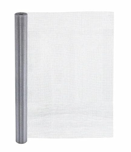 Garmix Fliegengitter Insektenschutz Moskitonetz Aluminium/Edelstahl Schwarz 100cm 1,4 x 1,6mm (30m Aluminium) von Garmix