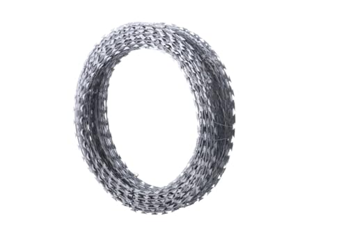 Garmix Klingendraht Stacheldraht Sperrdraht 10m/73cm NATO Concertina Cro von Garmix