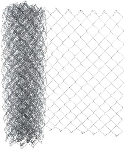 Garmix Maschendrahtzaun Viereckgeflecht Gartenzaun Maschendraht Verzinkt 60x60mm 1,8m (25m 150cm) von Garmix