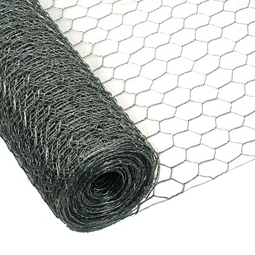 Garmix Sechseckgeflecht Verzinkt 10m 150cm 25mm Hasendraht Kaninchendraht Maschendraht Garmix Sechseckgeflecht Verzinkt 10m 150cm 25mm Hasendraht Kaninchendraht Maschendraht von Garmix