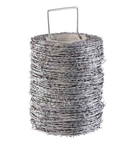 Garmix Stacheldraht Spitzdraht Klingendraht Sperrdraht 250m (2 Drähte je 1,7 mm) von Garmix