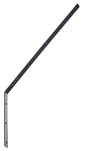 Garmix Stacheldrahthalter Befestigung Stacheldraht Natodraht Verzinkt Schwarz Gerade 45° (45 Grad 5mm/3cm Schwarz) von Garmix