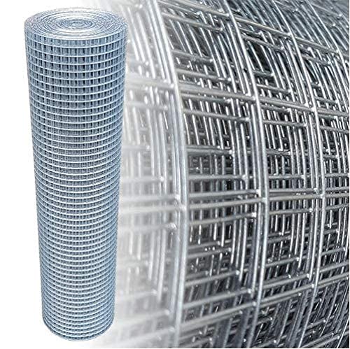 Garmix Volierendraht 19x19mm Maschendraht 4-Eck Verzinkt Drahtgitter (100cm x 25m, 1,00mm) von Garmix
