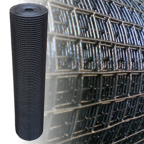 Garmix Volierendraht Maschendraht 4-Eck Drahtgitter Schwarz 150cm 15m 12x12mm 1,20mm Garmix Volierendraht Maschendraht 4-Eck Drahtgitter Schwarz 150cm 15m 12x12mm 1,20mm von Garmix