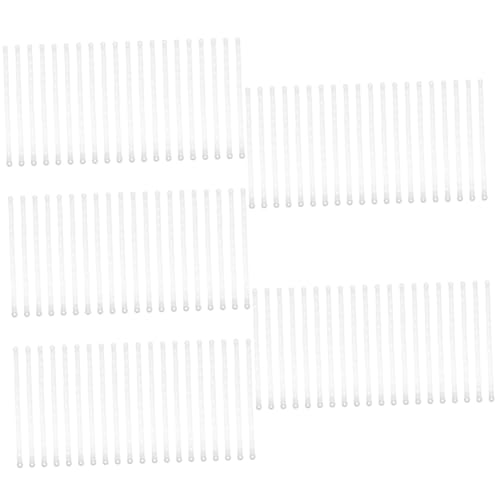100 STK Aufhänger Verbindungsstreifen Platzsparer im Schrank Warenstreifen anzeigen Kleiderschrank Kleiderbügel aus Kunststoff kleiderständer rutschfest Veranstalter Plastik Weiß von Garneck