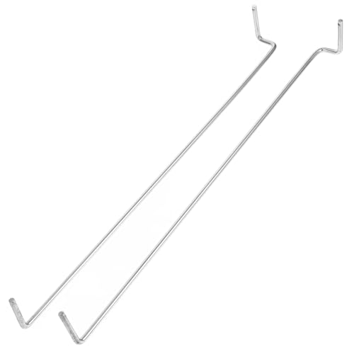 Garneck 1 Paar Stabiler Stecktafel Haken Metallhaken für Langlebige Nutzung Installieren für Garagen und Geschäfte Geeignet für Displays und von Garneck