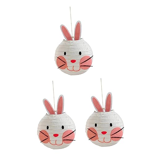 Garneck 1 Satz Kaninchenlaternendekoration Hasen Wunderlich Bunny Tischdekor Easter Decoration Partybeleuchtung Kreative Osterkaninchenförmige Laternen Festivallaterne Papier Rosa 3 Stück Garneck 1 Satz Kaninchenlaternendekoration Hasen Wunderlich Bunny Tischdekor Easter Decoration Partybeleuchtung Kreative Osterkaninchenförmige Laternen Festivallaterne Papier Rosa 3 Stück von Garneck
