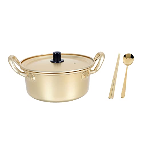 Garneck Ramen Pot Noodles Koreanisches Pfannenset Hitzebeständiger Aluminium-suppentopf Zum Kochen Garneck Ramen Pot Noodles Koreanisches Pfannenset Hitzebeständiger Aluminium-suppentopf Zum Kochen von Garneck