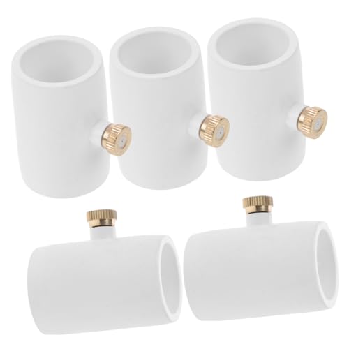 Garneck 1 Satz PVC Sprühdüsen Mit Außengewinde PVC Verbindung Für Gartenbewässerung Langlebiges Und Wetterfestes Misting Kühlsystem Zu Installieren Entfernen 5 Stück Garneck 1 Satz PVC Sprühdüsen Mit Außengewinde PVC Verbindung Für Gartenbewässerung Langlebiges Und Wetterfestes Misting Kühlsystem Zu Installieren Entfernen 5 Stück von Garneck
