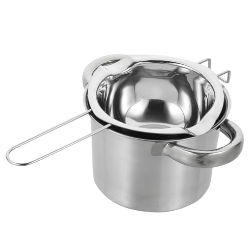 Garneck 1 Satz Schokoladen Schmelztopf aus Schmelzschale für Schokolade Käse und Butter Doppelboiler für Schmelzen und Erwärmen für Backen und Kochen Garneck 1 Satz Schokoladen Schmelztopf aus Schmelzschale für Schokolade Käse und Butter Doppelboiler für Schmelzen und Erwärmen für Backen und Kochen von Garneck