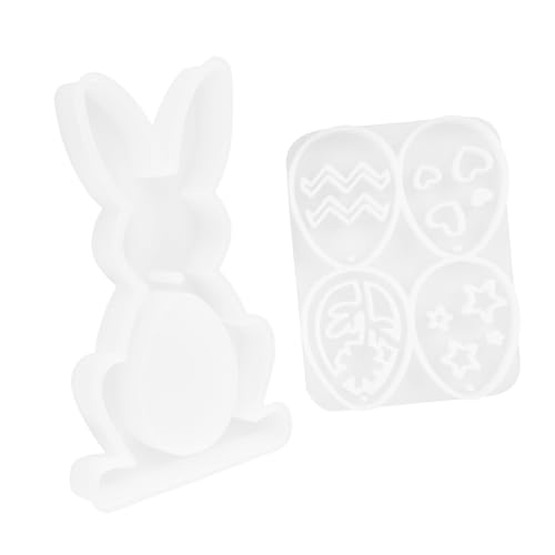 Garneck 1 Satz Silikonform Ostern Niedliche Hasen Ei Gießform Wiederverwendbar und Sicher für Kerzen Seifen und Bastelprojekte Einfache Handhabung und Garneck 1 Satz Silikonform Ostern Niedliche Hasen Ei Gießform Wiederverwendbar und Sicher für Kerzen Seifen und Bastelprojekte Einfache Handhabung und von Garneck