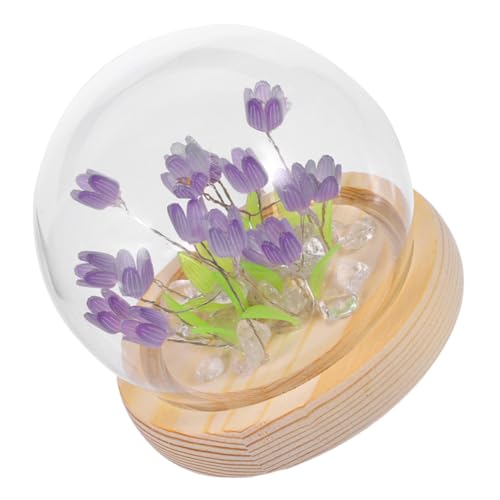Garneck 1 Satz Tulpe Saya Nachtlampe Schlafzimmer Schlaflicht Schlafzimmer-tulpenlicht Tulpenlichtlampe Nachttischlampendekor Simulationsblumenlampe Nachtlicht Einzigartig Glas Baby von Garneck