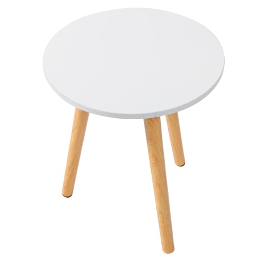 Garneck 1 Stück Runde Beistelltisch aus Hochwertigem Material Vielseitig für Wohnzimmer Schlafzimmer und Balkon Design Platzsparend und Dekorativ von Garneck