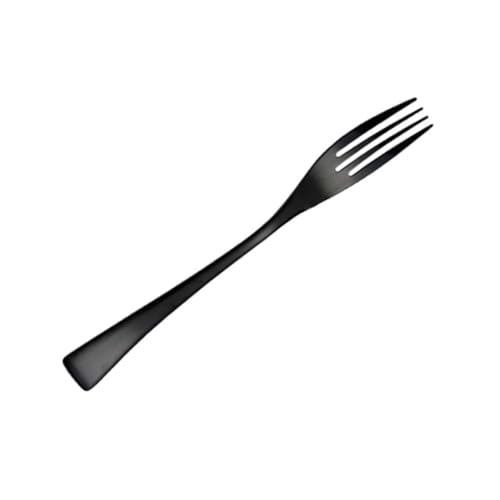 Garneck 1 Stück Schwarz Tischgabel Hochwertige Besteck für Restaurant Hotel und Zuhause zum Servieren von und Steak für Büro und Schule von Garneck