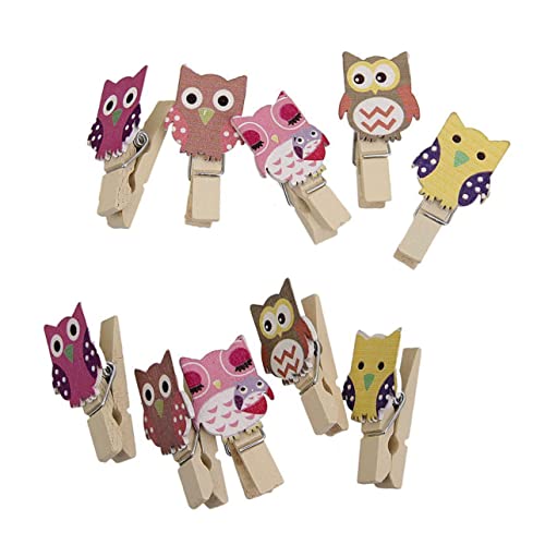 Garneck 10 Bunte Holzklammern Holz Reißnägel Reißnägel Reißnägel Eule Für Spielbevorzugungen Handwerk Wäscheklammern klammern Mini Büroklammern Eulenform Klammern Garneck 10 Bunte Holzklammern Holz Reißnägel Reißnägel Reißnägel Eule Für Spielbevorzugungen Handwerk Wäscheklammern klammern Mini Büroklammern Eulenform Klammern von Garneck
