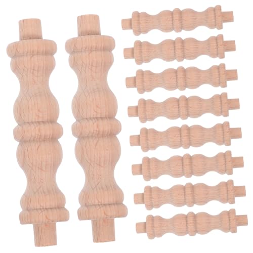 Garneck 10 Stück Holzsäulen Ornamente für Weinspeicher Schrank Europäische Stil Säulen Dekoration für Flur Möbel Küchenmöbel DIY Projekte Detailreiche Holzschnitzereien Garneck 10 Stück Holzsäulen Ornamente für Weinspeicher Schrank Europäische Stil Säulen Dekoration für Flur Möbel Küchenmöbel DIY Projekte Detailreiche Holzschnitzereien von Garneck
