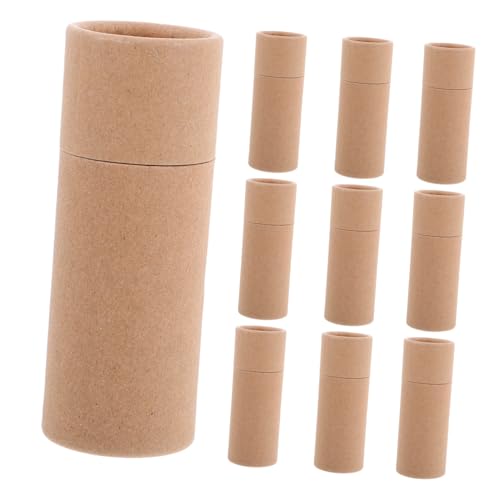 Garneck 10 Stück Kraftpapier Röhrenboxen DIY Papierrohre für Kreative Projekte Verpackung für und Aufbewahrung für Reisen und Präsentationen Garneck 10 Stück Kraftpapier Röhrenboxen DIY Papierrohre für Kreative Projekte Verpackung für und Aufbewahrung für Reisen und Präsentationen von Garneck
