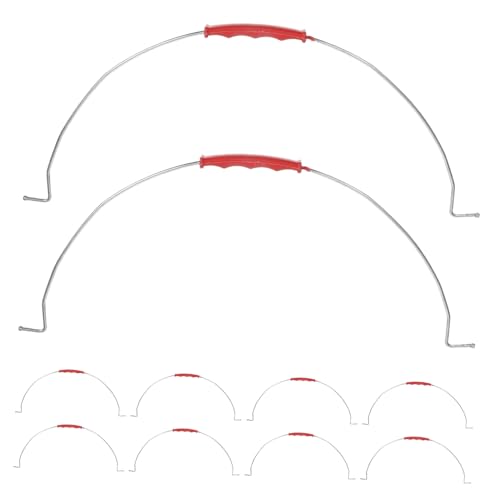 Garneck 10 Stück Robuster Ersatzhenkel aus Eisen für Baueimer Ergonomischer Griff für Kleine Farb Plastikbehälter Einfach zu Montierender Griff zur Reparatur von Schweren Eimern von Garneck