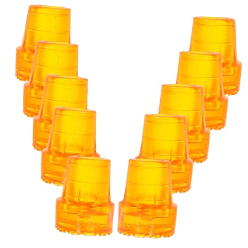 Garneck 10 Stück Rutsch Gummispitzen für Gehhilfen Verschleißfeste Ersatzspitzen für Gehstöcke und Krücken Gelb für Senioren und Outdoor Nutzung Garneck 10 Stück Rutsch Gummispitzen für Gehhilfen Verschleißfeste Ersatzspitzen für Gehstöcke und Krücken Gelb für Senioren und Outdoor Nutzung von Garneck