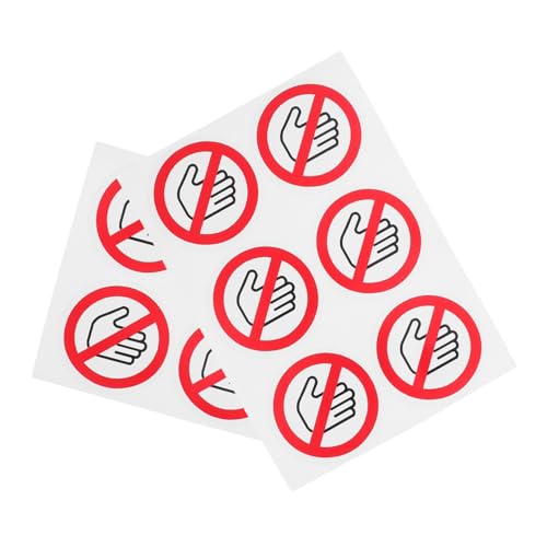 Garneck 10 Stück Sicherheitswarnaufkleber Nicht Berühren Selbstklebend Warnschild für Maschinen Schutz vor Verletzungen Arbeitsplatz Sicherheitskennzeichnung Garneck 10 Stück Sicherheitswarnaufkleber Nicht Berühren Selbstklebend Warnschild für Maschinen Schutz vor Verletzungen Arbeitsplatz Sicherheitskennzeichnung von Garneck