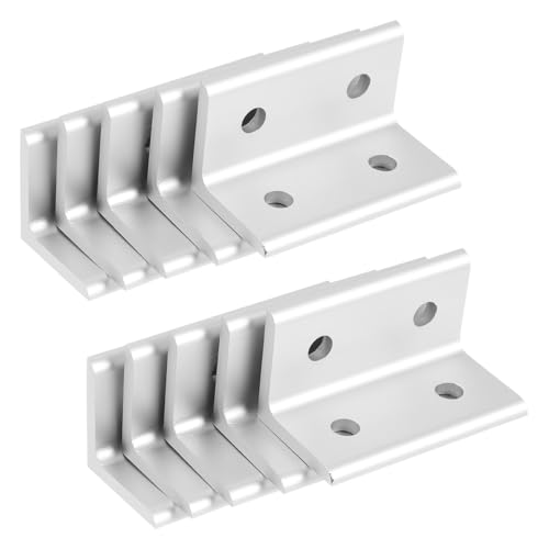 Garneck 10 Stück Teiliges Aluminium Innenwinkelverbinder Profil Eckhalterung Korrosionsbeständig Verschleißfest für Industrielle Rahmenstruktur Einfache Montage Garneck 10 Stück Teiliges Aluminium Innenwinkelverbinder Profil Eckhalterung Korrosionsbeständig Verschleißfest für Industrielle Rahmenstruktur Einfache Montage von Garneck